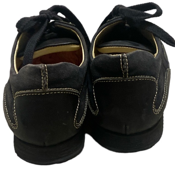 The walking company black leather walking shoes sz 39 eu 8/8.5 us euc - Picture 4 of 5